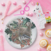 Het jagen met een Weimaraner, "Gray Ghost" Papieren Bordje (Feest)