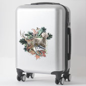 Het jagen met een Weimaraner, "Gray Ghost" Sticker (Koffer)