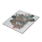 Het jagen met een Weimaraner, "Gray Ghost" Tegeltje (Zijkant)