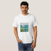 Het jagen op de perfecte golf t-shirt (Voorkant volledig)