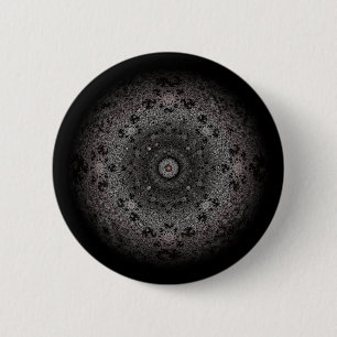 Het jagen van een donkere schets van een oogachtig ronde button 5,7 cm