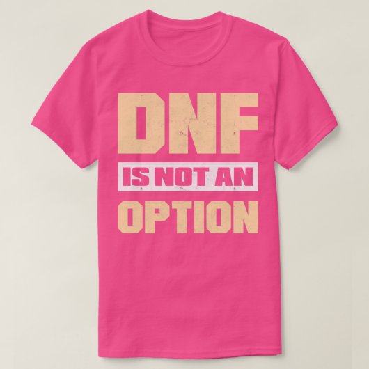 Het jagen van geocacher-sccavenger DNF is geen opt T-shirt (Design voorkant)