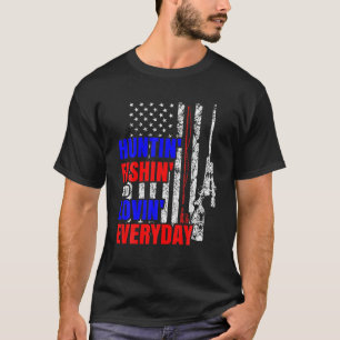 Het jagen Vist het dagelijks leven T-shirt