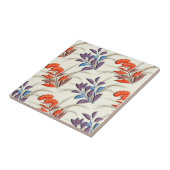 Het japanningspatroon wordt in de herfst gegrasd tegeltje (Zijkant)