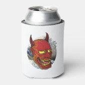 Het Japanse Hannya Masker Blikjeskoeler (Blikje Voorkant)