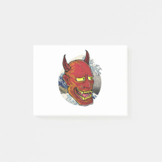Het Japanse Hannya Masker Post-it® Notes