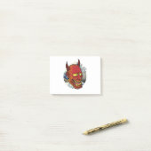 Het Japanse Hannya Masker Post-it® Notes (Op bureau)