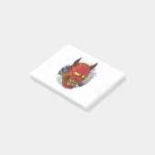 Het Japanse Hannya Masker Post-it® Notes (Schuin)