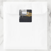 Het Japanse Kibo complex 2 Vierkante Sticker (Tas)