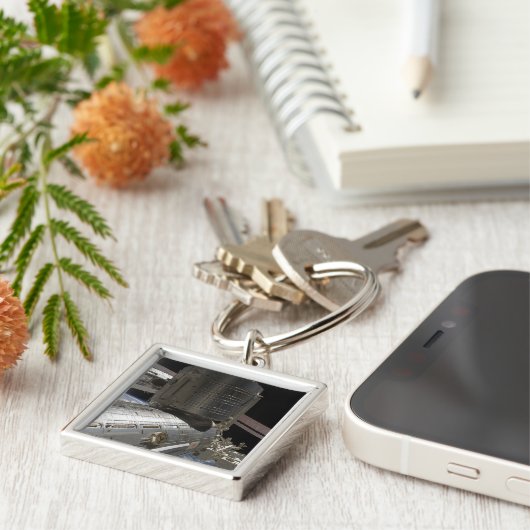 Het Japanse Kibo complex Sleutelhanger (Zijkant)