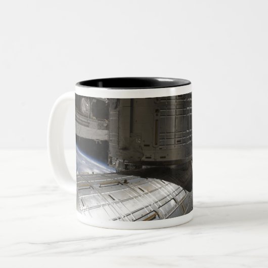 Het Japanse Kibo complex Tweekleurige Koffiemok (Voorkant links)