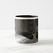 Het Japanse Kibo complex Tweekleurige Koffiemok (Center)