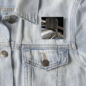 Het Japanse Kibo complex Vierkante Button 5,1 Cm (In situ)