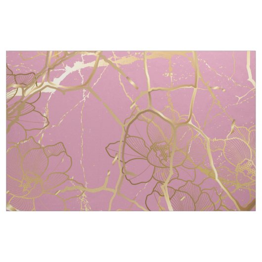 Het Japanse Kintsugi Pattern. Stof (Fat Quarter)