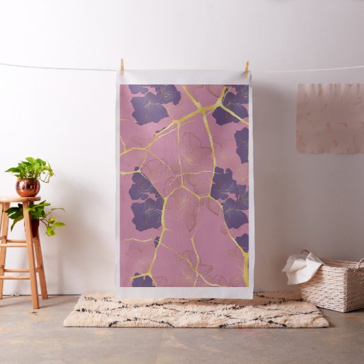 Het Japanse Kintsugi Pattern. Stof (Voorbeeld)