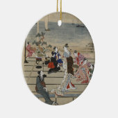 Het Japanse Kunstornament van Utamaro Keramisch Ornament (Rechts)