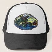 Het Japanse Medaillon van de Draak Trucker Pet (Voorkant)