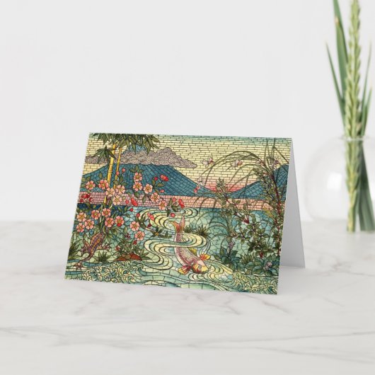 Het Japanse Ontwerp van het Venster Kaart (Voorkant)