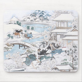 Het Japanse Schilderen van de 47 Vechtende Muismat