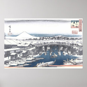 Het Japanse Schilderen van de Winter van Nihon Poster