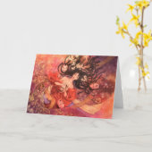 Het Japanse Wenskaart van de Kunst van de Fantasie Kaart (Gele Bloem)