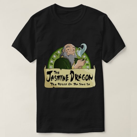 Het Jasmine Dragon Tea House T-shirt (Design voorkant)