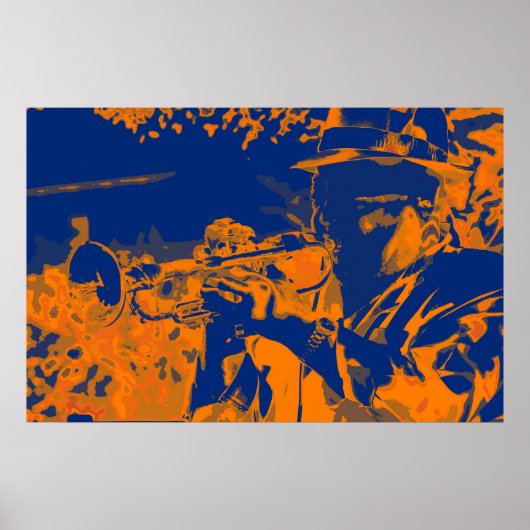 HET JAZZ-MAN POSTER (Voorkant)