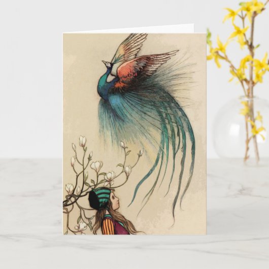 Het jeneverbes  verhaal kaart (Gele Bloem)