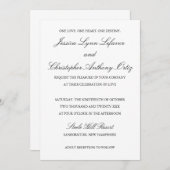 Het Jessica Wedding Collectie - Uitnodiging (Voorkant / Achterkant)