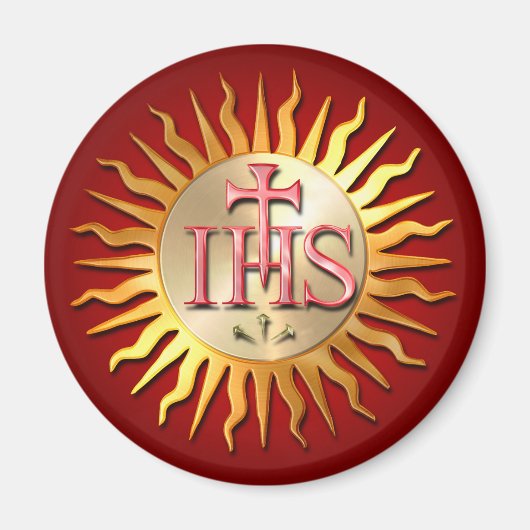 Het jezuïetenzegel magneet (Voorkant)