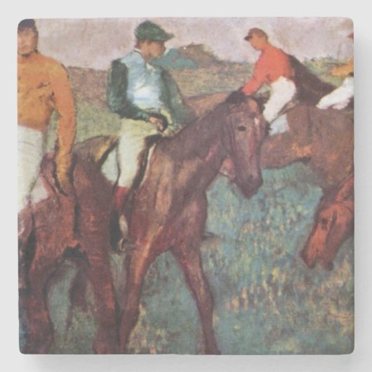 Het Jockeys Stone Onderzetter (Voorkant)