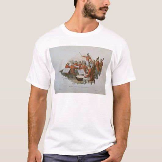 Het Johann Strauss Orchestra bij een gerechtshof T-shirt (Voorkant)