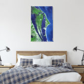 Het John F Kennedy Space Center Canvas Afdruk (Insitu (Slaapkamer))