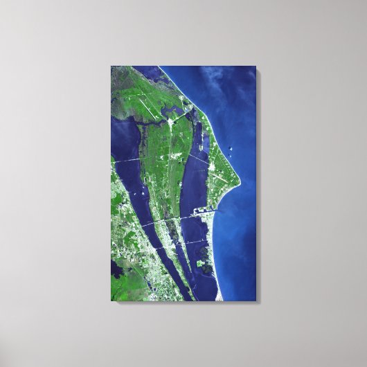 Het John F Kennedy Space Center Canvas Afdruk (Voorkant)