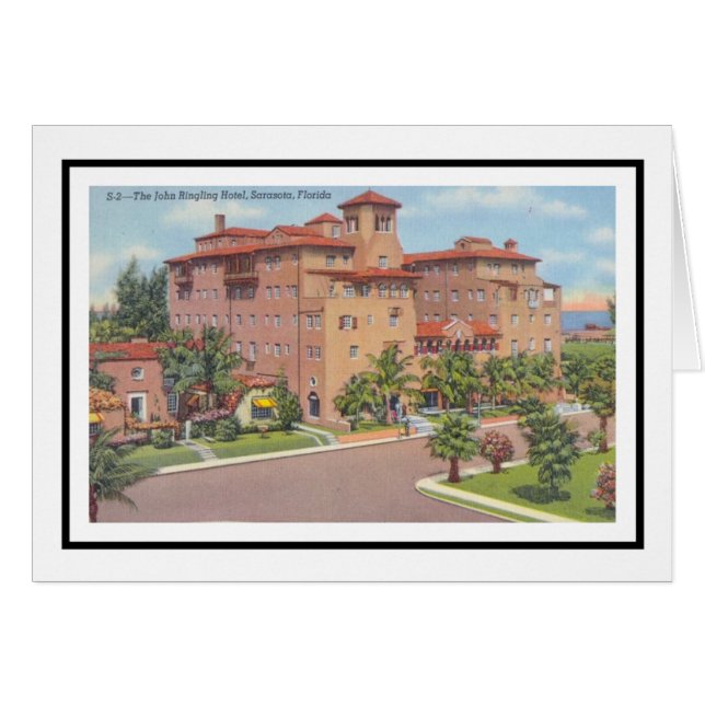 Het John Ringling Hotel (Voorkant Horizontaal)