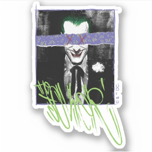 Het Joker plakboek foto Sticker (Voorkant)