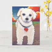 Het Jong van het pop-art Kaart (Gele Bloem)