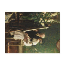 Het jonge artistieke Briefkaart