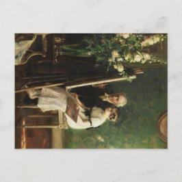 Het jonge artistieke Briefkaart