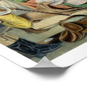 Het jonge burgertoilet, bord 1 van 'Anglo I' Poster (Hoek)