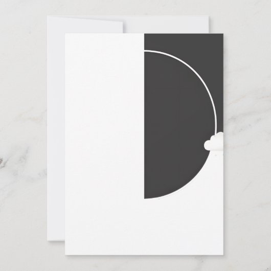 Het Jongen Meisje 6 Maand Half Jaar Partij Half Ve Kaart (Achterkant)