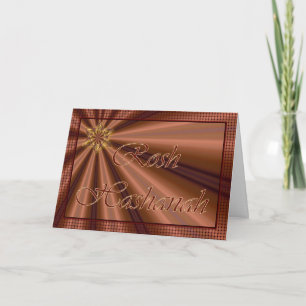 Het Joodse Nieuwjaar van Hashanah van Rosh Feestdagen Kaart