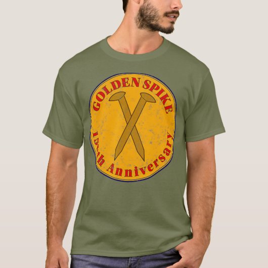 Het Jubileum Golden Spike T-shirt (Voorkant)