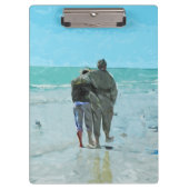 Het Jubileum loopt op de Abstracte Beach Klembord (Voorkant)