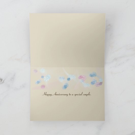 Het Jubileum van de bruiloft Schrapbook met de Kaa Kaart (Binnen)