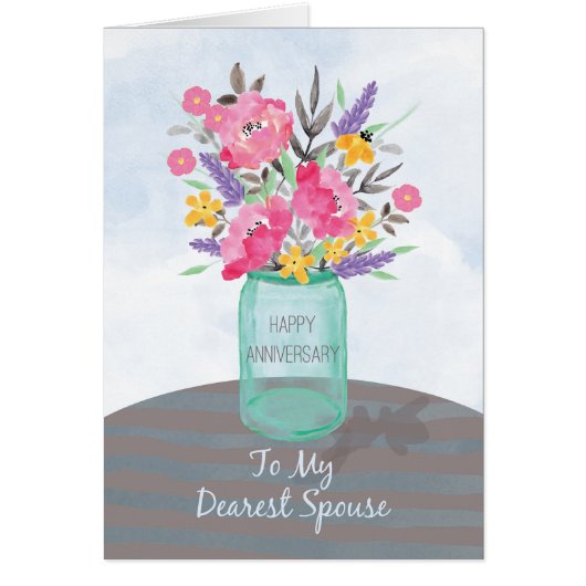 Het Jubileum van de echtgenoot Jar Vase met Bloeme (Voorkant)