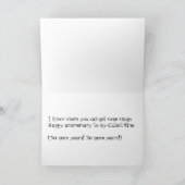 Het Jubileum van de Liefde van het konijntje Kaart (Binnen)