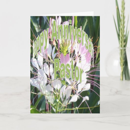 Het Jubileum van de predikant Kaart (Voorkant)