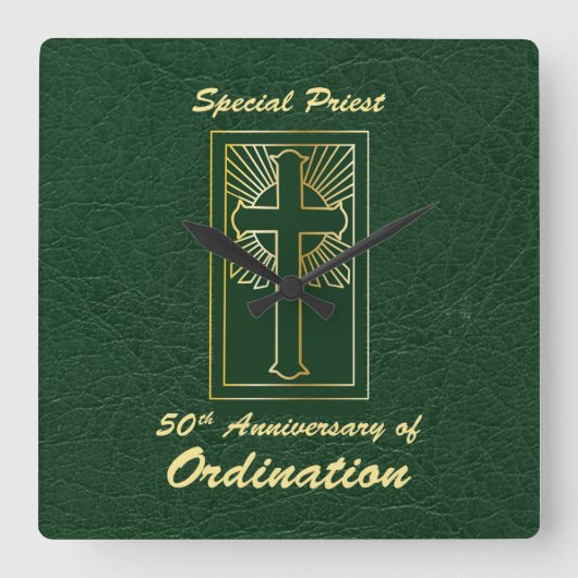 Het Jubileum van de priester vijftigste van het Vierkante Klok (Voorkant)