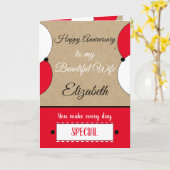 Het Jubileum van de vrouw is elke dag een speciale Kaart (Gele Bloem)